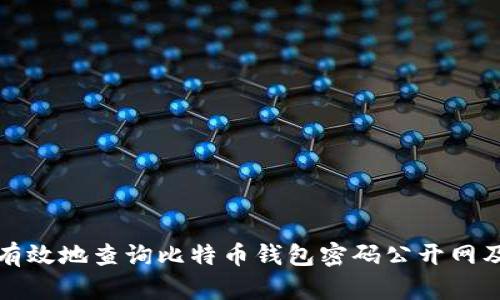 如何安全有效地查询比特币钱包密码公开网及相关信息
